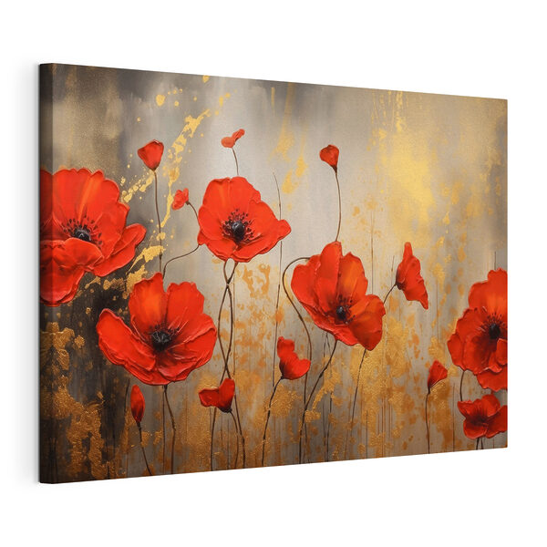 Quadri Un dipinto di fiori rossi (COD: s35515) Quadri Quadri Un dipinto di fiori rossi (COD: s35515)