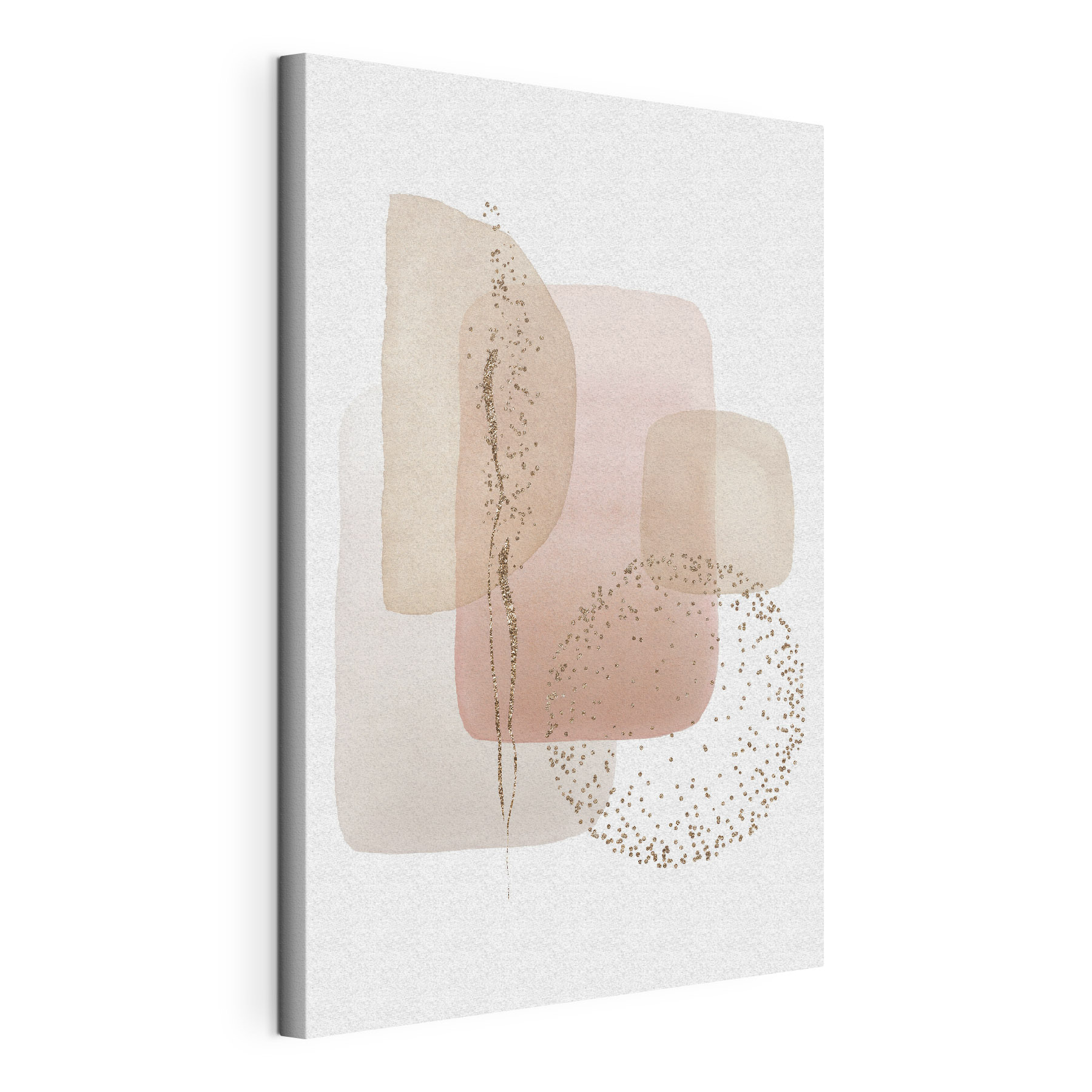 A watercolor painting of squares and dots A watercolor painting of squares and dots