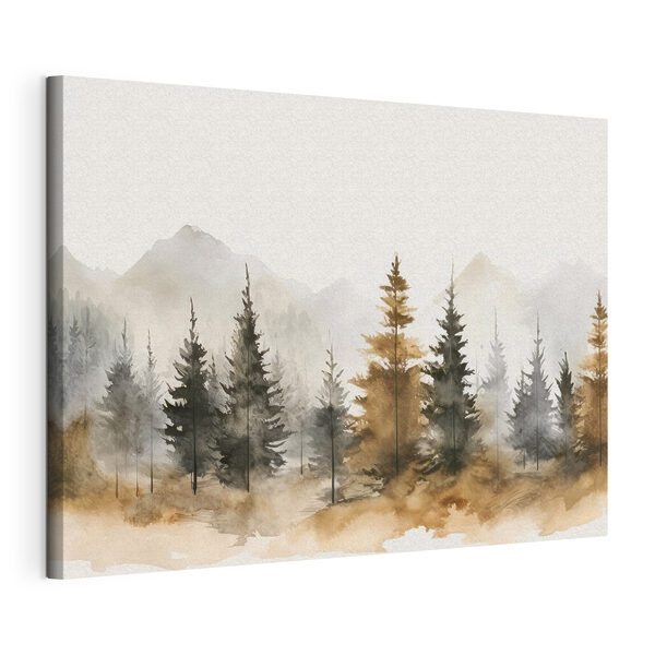 Quadri Acquerello raffigurante alberi e montagne (COD: s36010) Quadri Quadri Acquerello raffigurante alberi e montagne (COD: s36010)