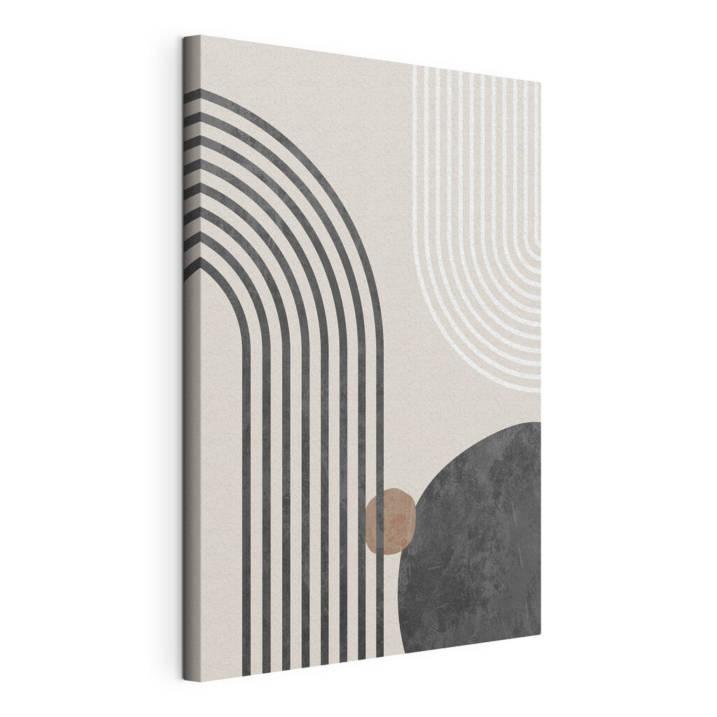 Abstract lines and shapes in harmony