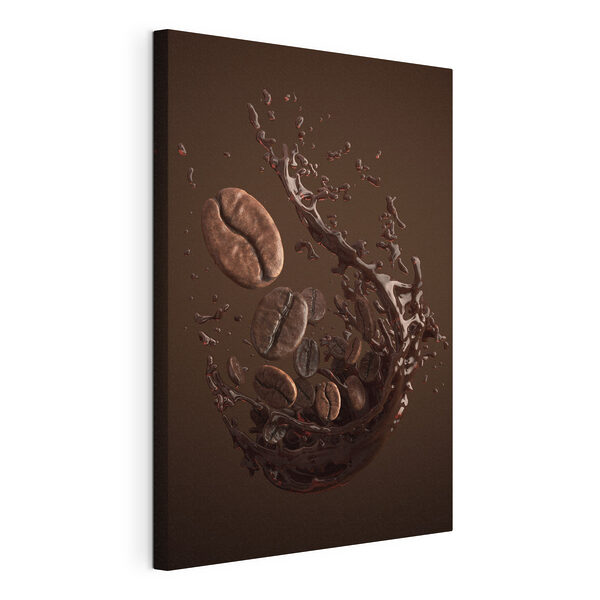 Quadri Chicchi di caffè che cadono in un liquido (COD: s37176) Quadri Quadri Chicchi di caffè che cadono in un liquido (COD: s37176)