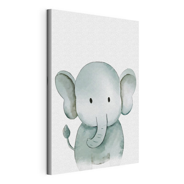 Quadri Una vignetta che raffigura un elefante (COD: s37922) Quadri Quadri Una vignetta che raffigura un elefante (COD: s37922)