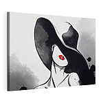 Una donna con un cappello Quadri Una donna con un cappello
