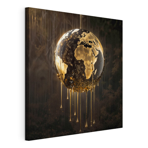 Quadri Un mappamondo da cui gocciola del liquido (COD: s38983) Quadri Quadri Un mappamondo da cui gocciola del liquido (COD: s38983)