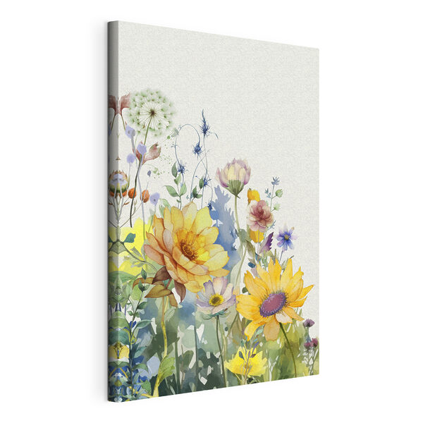 Un primo piano di fiori Quadri Un primo piano di fiori
