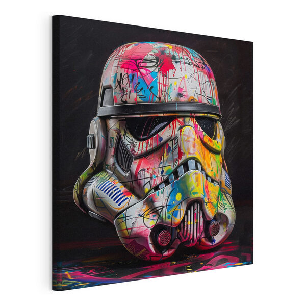 Quadri Elmetto da stormtrooper colorato