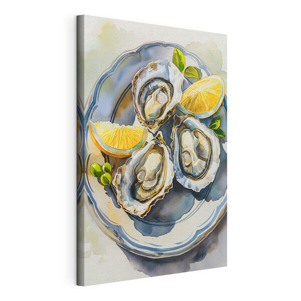 Quadri Quadri Piatto di ostriche e limoni (COD: s39711)