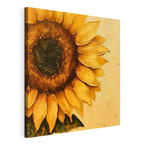Dipinto raffigurante un girasole Quadri Dipinto raffigurante un girasole