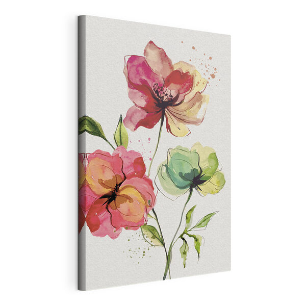 Quadri Acquerello raffigurante dei fiori