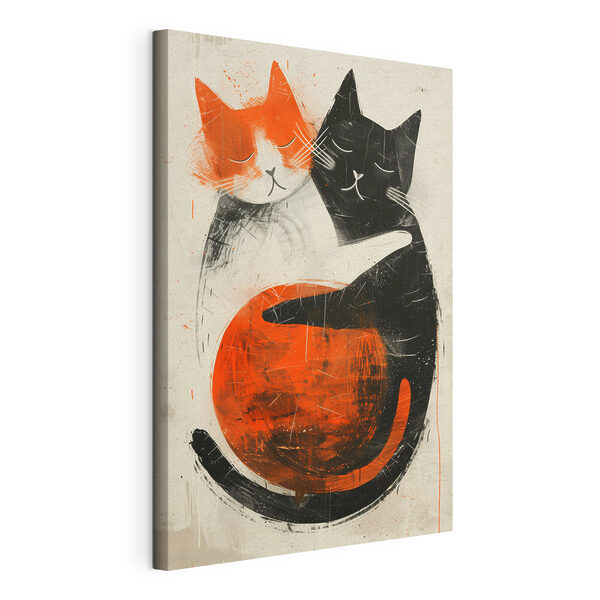 Quadri Due gatti che si abbracciano (COD: s39725) Quadri Quadri Due gatti che si abbracciano (COD: s39725)
