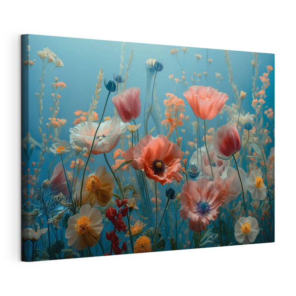 Mazzo di fiori in un campo Quadri Mazzo di fiori in un campo