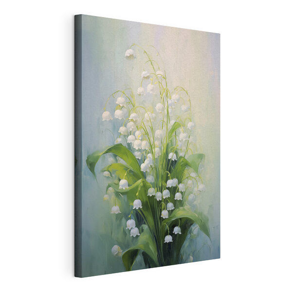 Dipinto raffigurante un mazzo di fiori bianchi Quadri Dipinto raffigurante un mazzo di fiori bianchi