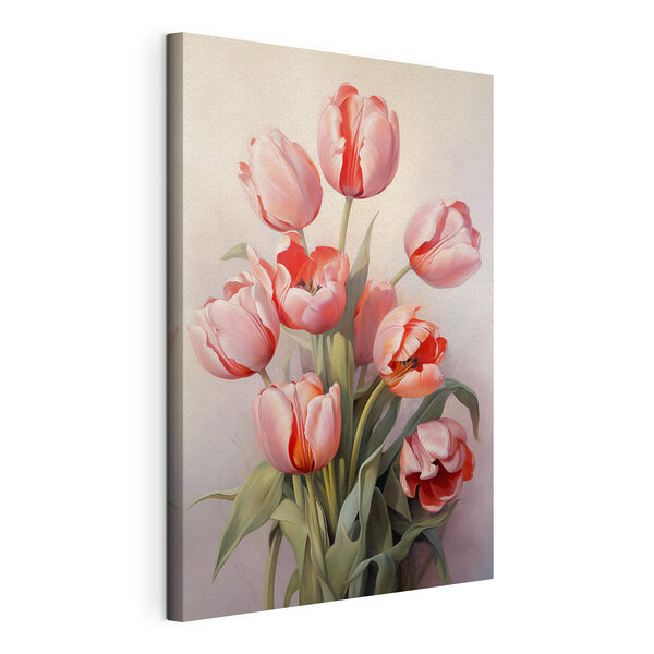 Dipinto di tulipani rosa Quadri Dipinto di tulipani rosa