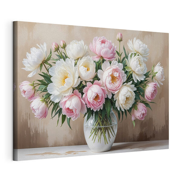 Quadri Quadri Vaso di fiori su un tavolo (COD: s40398)