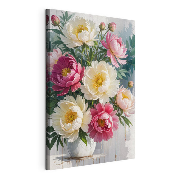 Quadri Mazzo di fiori con foglie