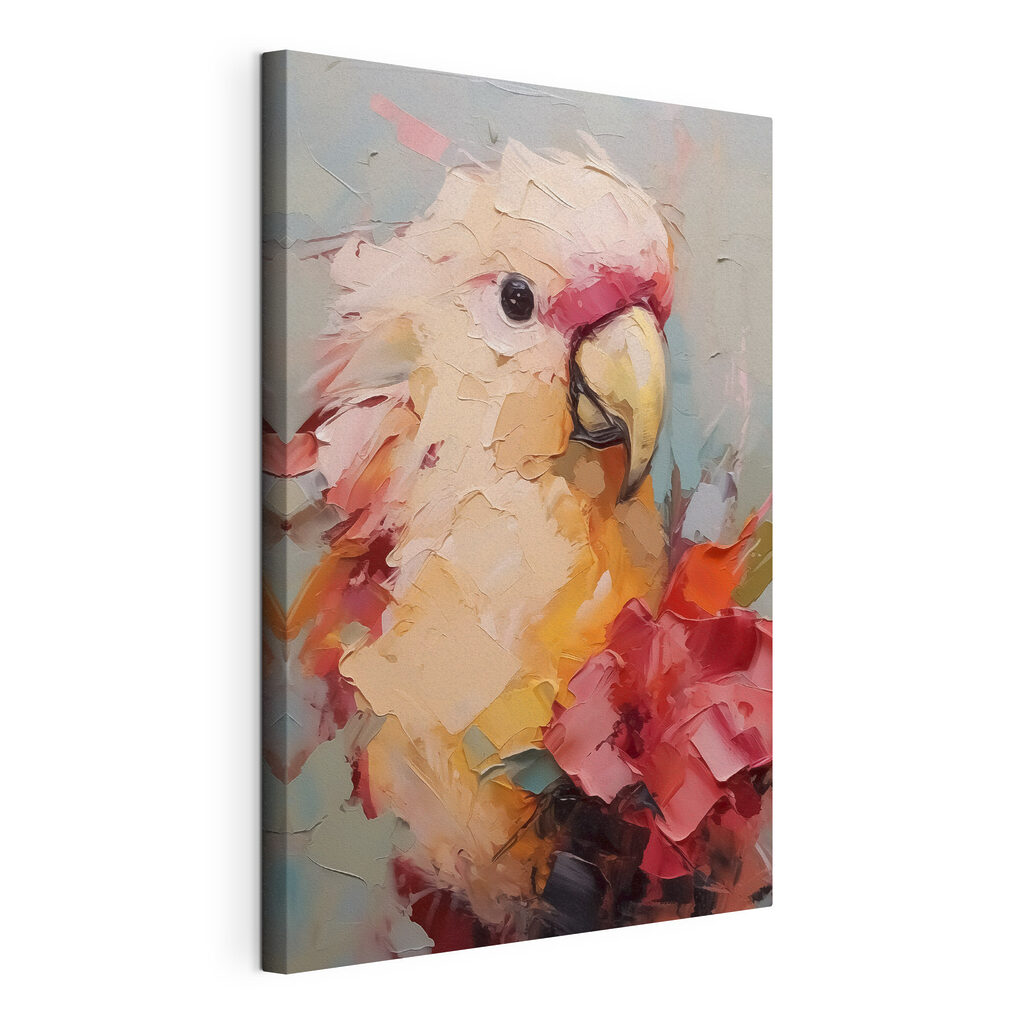 Painting of a parrot