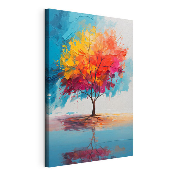 Quadri Dipinto raffigurante un albero dai colori vivaci (COD: s40455) Quadri Quadri Dipinto raffigurante un albero dai colori vivaci (COD: s40455)