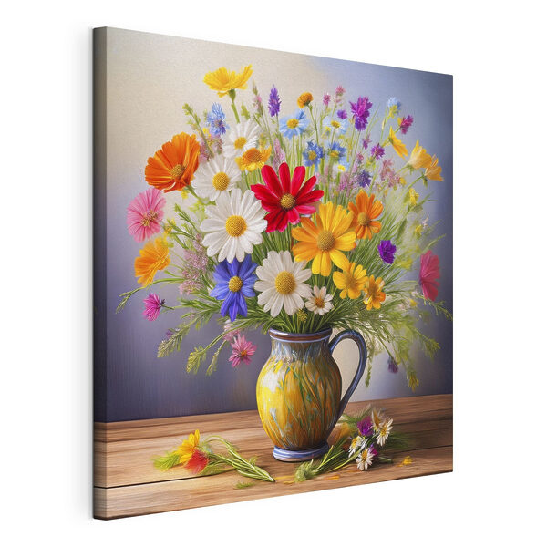 Quadri Quadri Fiori colorati in un vaso (COD: s40707)