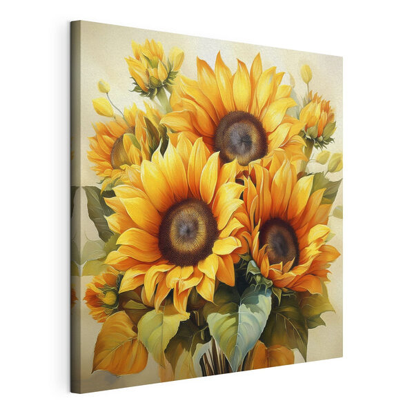 Mazzo di girasoli gialli Quadri Mazzo di girasoli gialli