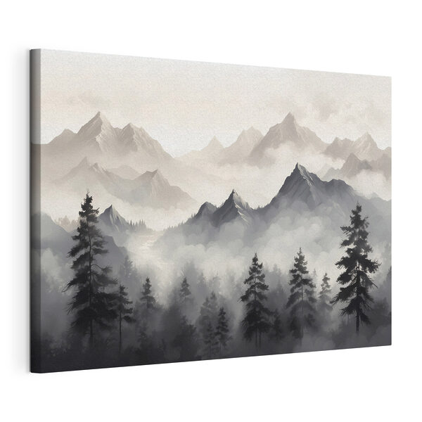 Quadri Quadri Paesaggio di montagne e alberi (COD: s40866)