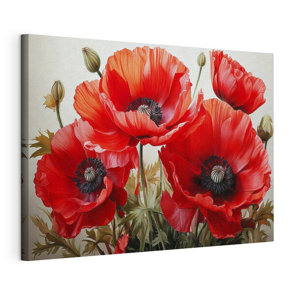Quadri Mazzo di fiori rossi (COD: s41107) Quadri Quadri Mazzo di fiori rossi (COD: s41107)