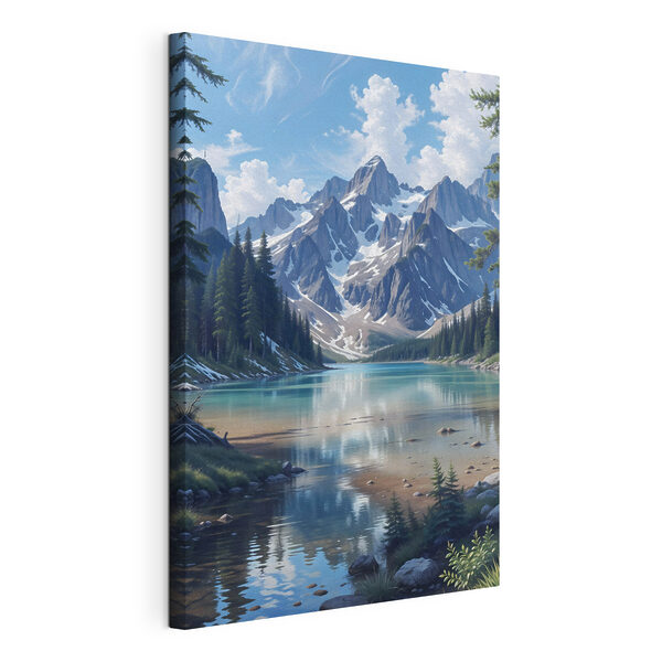 Quadri Quadri Lago circondato dalle montagne (COD: s41264)