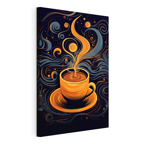 Quadri Tazza da caffè con fumo