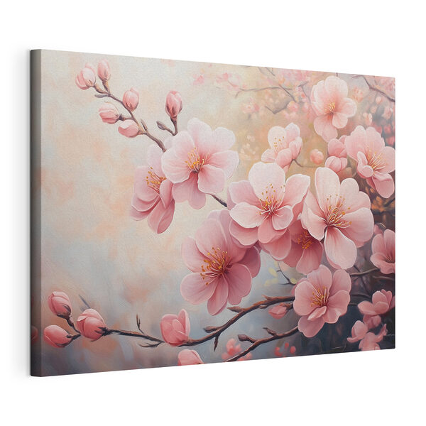 Dipinto di fiori rosa Quadri Dipinto di fiori rosa