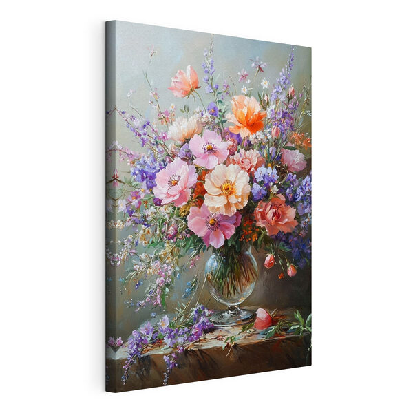 Quadri Dipinto di fiori in un vaso