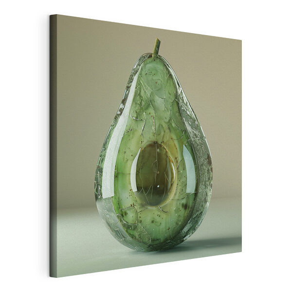 Quadri Interpretazione artistica di un avocado maturo
