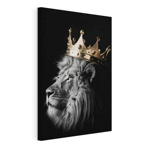 Quadri Leone con una corona