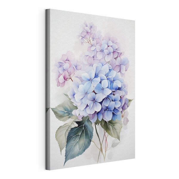 Dipinto di fiori su sfondo bianco Quadri Dipinto di fiori su sfondo bianco