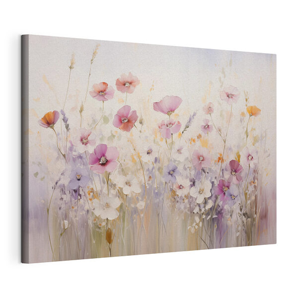 Quadri Dipinto di fiori in un campo