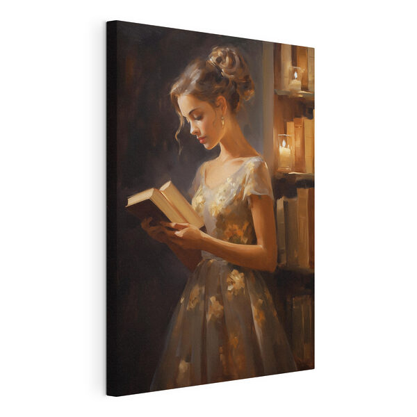 Donna che legge un libro Quadri Donna che legge un libro
