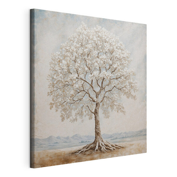 Quadri Albero dai fiori bianchi