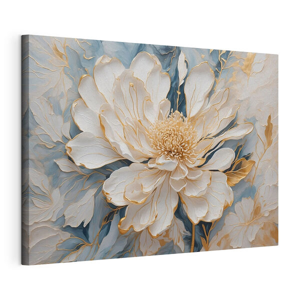 Quadri Dipinto raffigurante un fiore bianco