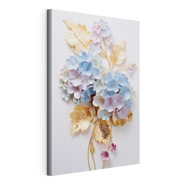 Mazzo di fiori e foglie Quadri Mazzo di fiori e foglie