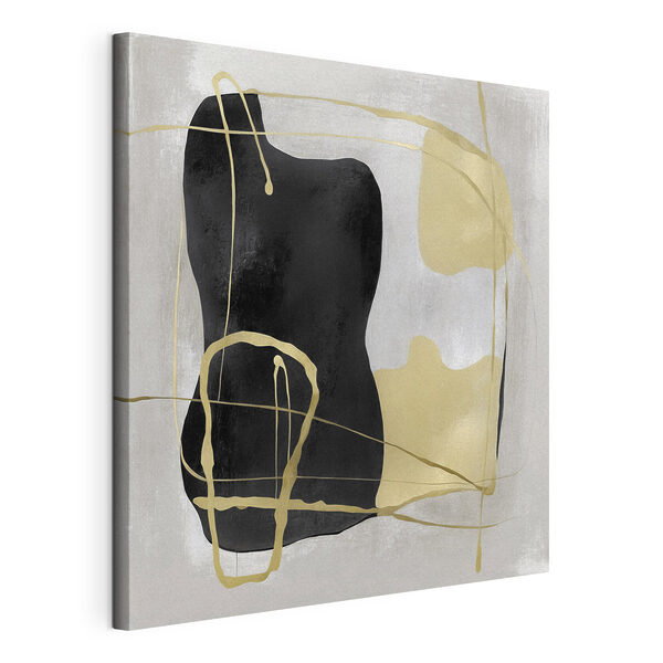 Abstract harmony in contrasting colors