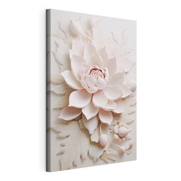 Quadri Quadri Fiore bianco con foglie (COD: s43335)