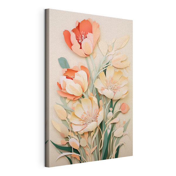 Quadri Ritagli di carta a forma di fiori