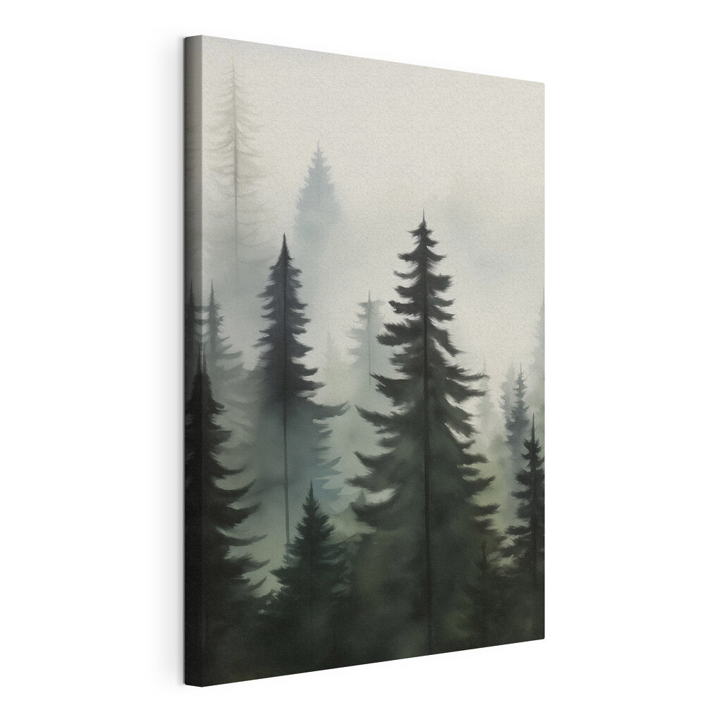 Group of trees in a forest