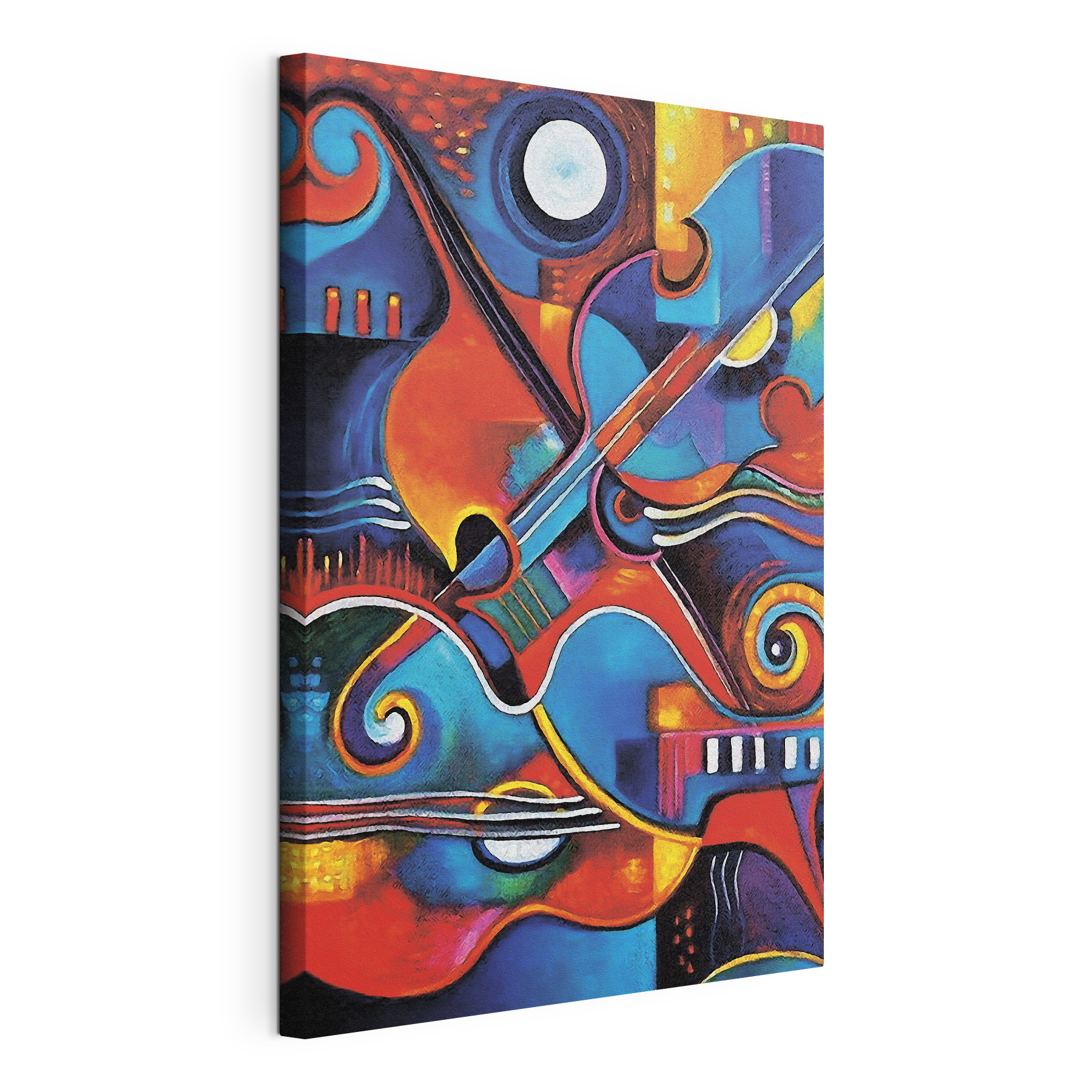 A colorful art piece of artwork