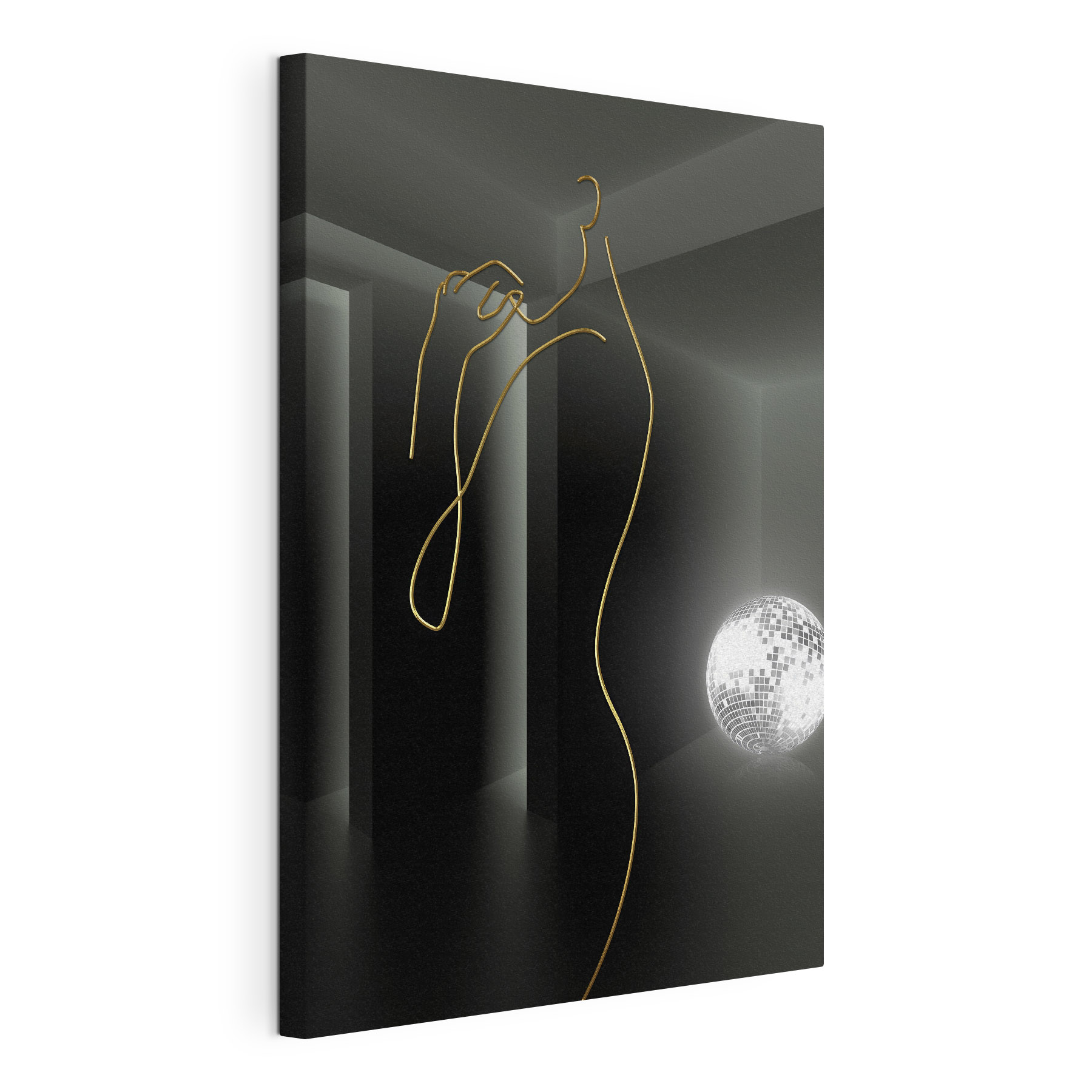 Elegant curves in a dark space