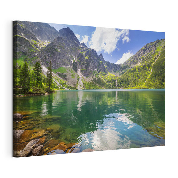 Quadri Quadri Lago circondato dalle montagne (COD: s08147)