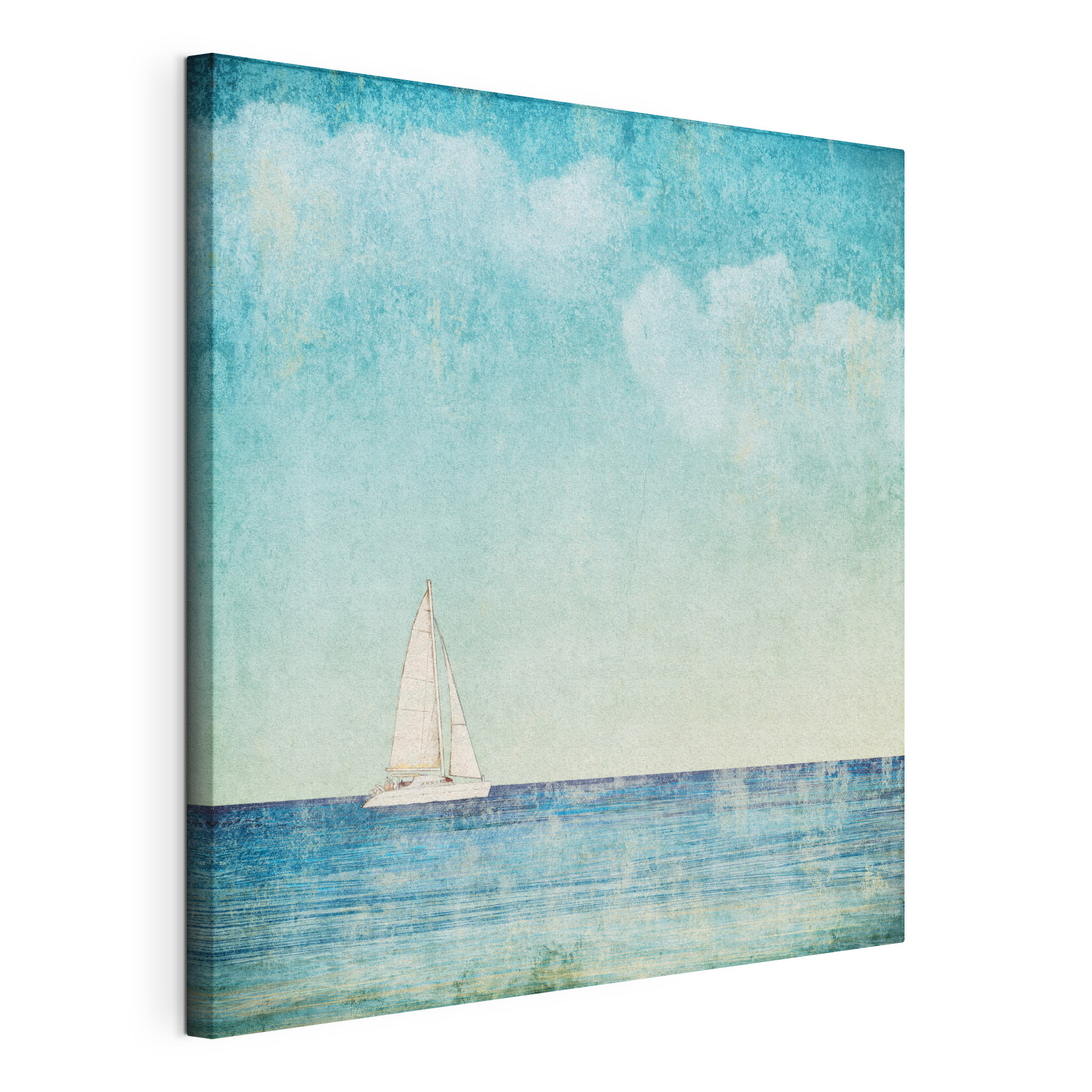 A sailboat in the ocean