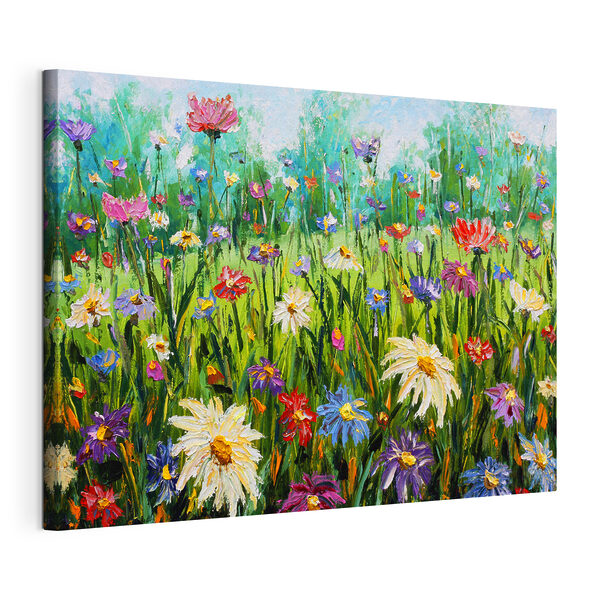 Quadri Un dipinto che raffigura dei fiori in un campo (COD: s29766) Quadri Quadri Un dipinto che raffigura dei fiori in un campo (COD: s29766)