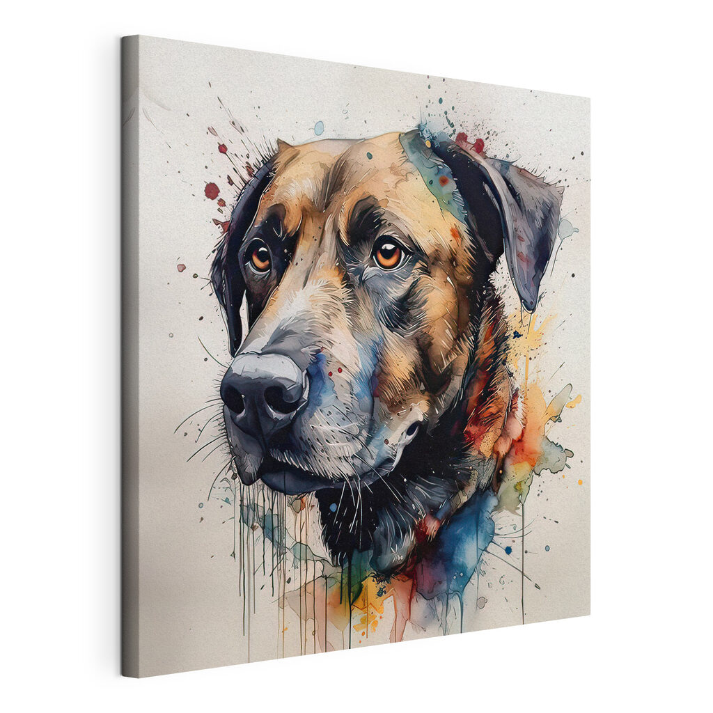 Painting of a dog