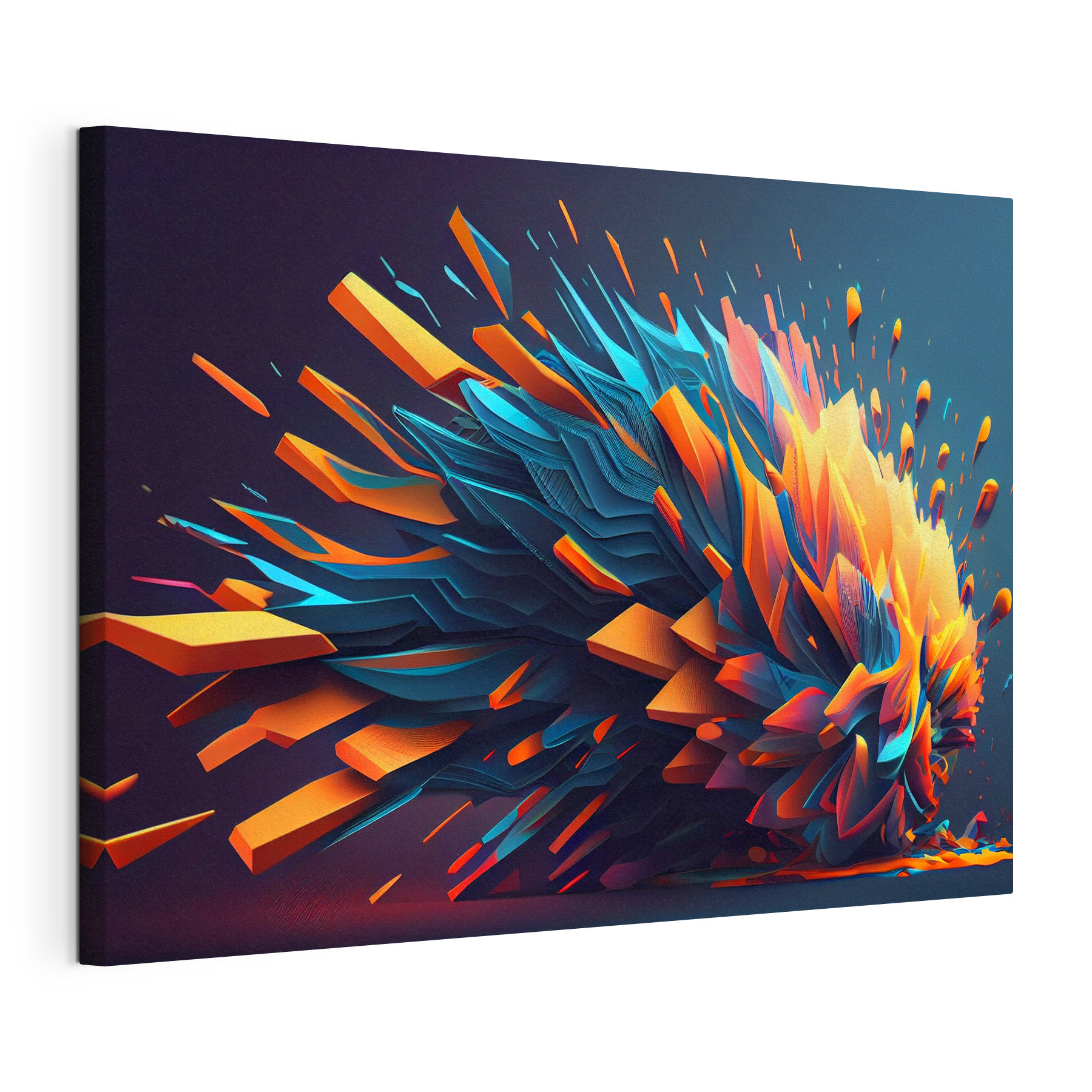 Colorful explosion of triangles Colorful explosion of triangles