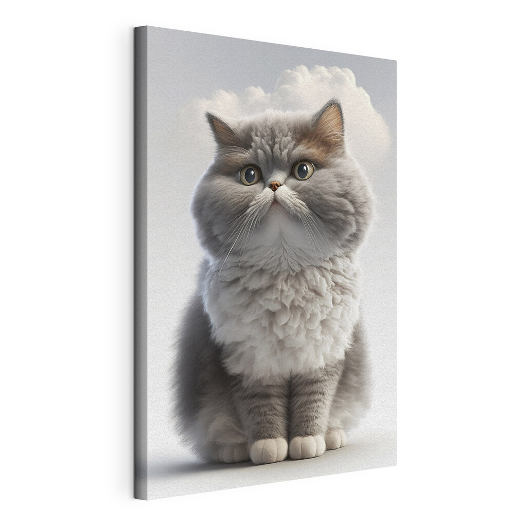 A cat looking at the camera