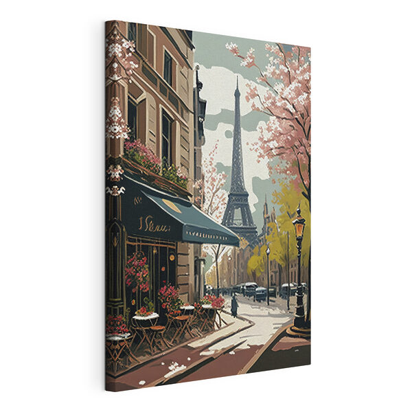 Quadri Dipinto raffigurante una strada con una torre sullo sfondo (COD: s33523) Quadri Quadri Dipinto raffigurante una strada con una torre sullo sfondo (COD: s33523)